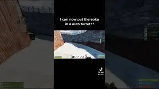 Rust Console Eoka in the auto turret ..