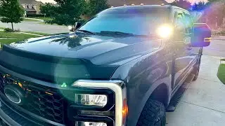 Installing Morimoto  HXB ditch lights on the F250: How to wire to upfitter switches