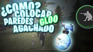 COMO PONER PAREDES GLOO AGACHADO CON SOLO DOS DEDOS || FREE FIRE LATINOAMÉRICA || By Crazy