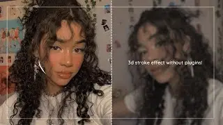 3d stroke effect without plugins | after effects tutorial