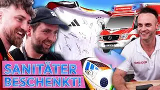 Sie haben EIN LEBEN GERETTET an diesem Tag! Trikot mit ALLEN UNTERSCHRIFTEN VERSCHENKT!