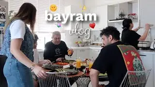 ÖZLENEN ESKİ BAYRAMLAR GİBİ♥️ | aile evi, annemin yemekleri, hediyeler, arkadaşlarımızla 1 gün