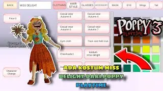 Ada kostum miss delight poppy playtime chapter 3 di sakura school simulator😱😱🤔🤩.
