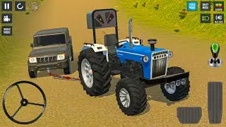 Modifiyeli Traktör Sürüş ve Araba Çekici Oyunu - Indian Vehicles Simulator 3D #2 - Android Gameplay