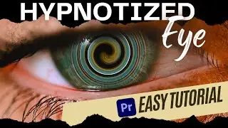 Learn how to create a HYPNOTIZED EYE Effect in Premiere Pro | Easy Tutorial