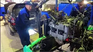 PUT a 2.1 Stroker motor to Subaru on the rocket part 15
