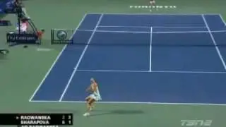 Maria Sharapova vs Agnieszka Radwanska 2009 Toronto Highlights