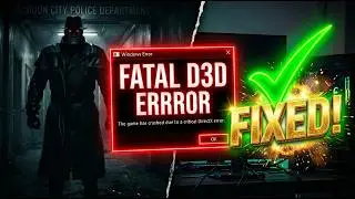 How to FIX Resident Evil 2 Fatal D3D Error (100% Working)
