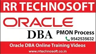 PMON Process | Oracle DBA Tutorials for the Beginners | RR TECHNOSOFT