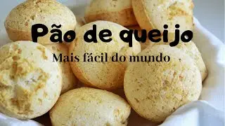 Pão de QUEIJO mais FÁCIL do mundo - TUDO no liquidificador