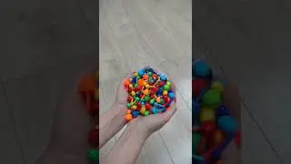 Colored Toys Satisfying Video #satisfying #asmr #shorts