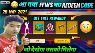 free fire new redeem code 29 may today | NEW REDEEM CODE TODAY