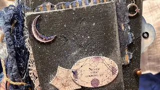 Altered book Never Stop Looking up