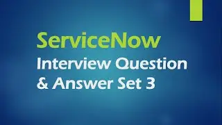 #ServiceNow