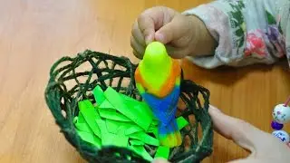 Развивашки на весеннюю тему. Учим птиц и сажаем цветочки.