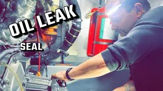 Crawl Into The Engine Cave With Us 😅Yacht #Yanmar #Transmission #boatrepairs #nordhavn40