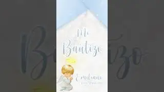 INVITACIÓN DIGITAL ANIMADA DE BAUTIZO