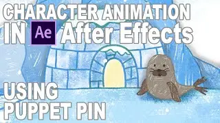 Animating Character Drawing Using Puppet Pin in After Effects.
