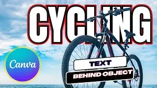 How to Add Text Behind an Object in a Picture with Canva