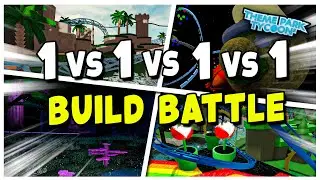 INSANE 1 VS 1 VS 1 VS 1 Build Battle in Theme Park Tycoon 2!