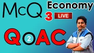CAPF PAPER 1 Practice QUESTIONS (MCQs) on ECONOMY// UPSC CAPF AC 2020 Special