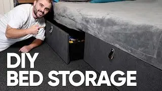 How To Make Under Bed Storage Drawers - On A Budget