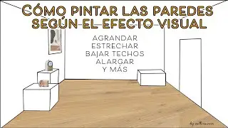 Cómo pintar las paredes de casa según el efecto visual by Villiva | Consejos de decoración del hogar
