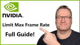 Nvidia - How To Limit FPS In Any Game - (Tutorial)