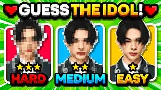 Guess the K-Pop Idol from PIXEL Art! 👾 (Hard ➔ Medium ➔ Easy) 🧠 ANSWER - KPOP QUIZ 💡