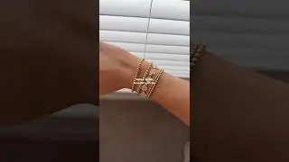 MAKE A BRACELET W/ ME🌸 #bracelets #braceletmaking #braceletstacks #trendyjewelery #jewelry #crafts