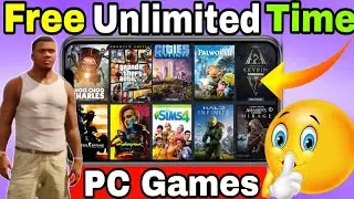 Free Cloud Gaming App Unlimited Time | Play PC Games On Mobile | New Free Cloud Gaming App 2024
