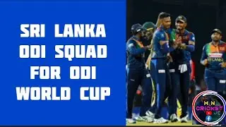 Sri Lanka World Cup Squad 2023 | Sri Lanka Squad World Cup 2023 | Icc Odi world cup 2023 |