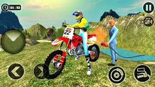 Uphill Offroad Motorbike Rider 🏍️💥 Gameplay 93√ || Best Bike Android iOS Game || Flash Gameplay