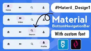 Material BottomNavigationBar in Sketchware Pro without custom blocks & library 