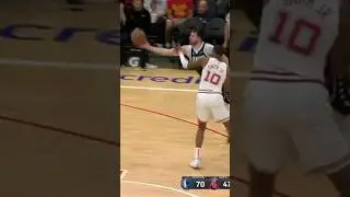 Luka Doncic With The CRAZY Underhand Trick Shot #shorts