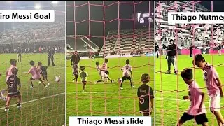 Thiago Messi Debut And First Goal For Inter Miami