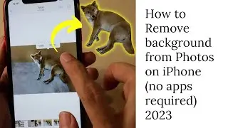 How to Remove Background from Photos on iPhone (no apps required) 2023