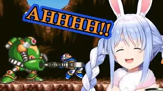 Pekora Fights Her Way Through Megaman X
