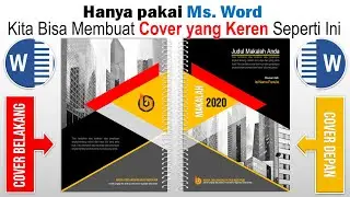 Hanya dengan Word Kita Bisa Membuat Cover yang Keren Seperti Ini!