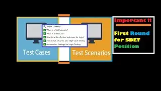 What is Test Scenarios & Test  Cases & it's Importance in Testing 