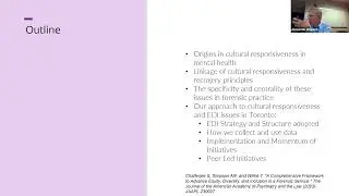 The Evolution and Implementation of Culturally Competent Care in Forensic Psychiatry in Canada