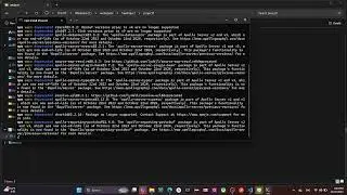 How to install vue-cli with npm command in command prompt in Windows 11?