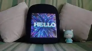 Цифровой рюкзак с led дисплеем