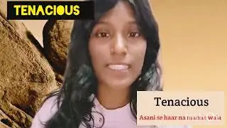 tenacious meaning.