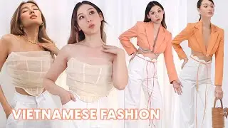 Vietnamese Fashion Try-on Haul *very unique designs*