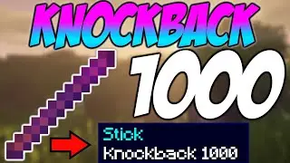 Learn to craft the EPIC Knockback 1000 Stick!