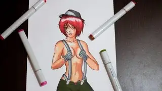 Dibujando a Vanessa THE KING OF FIGHTERS (KOF)