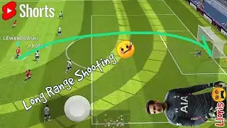 Long Range Goal CF Lewandowski Goal Machine 👾 |Pes 21 mobile |  Pes #Shorts