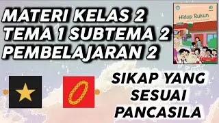 Video Pembelajaran Kelas 2 Tema 1 Subtema 2 Pembelajaran 2