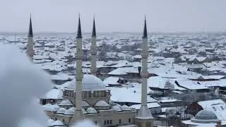 ЗИМНИЙ УРУС-МАРТАН С ВЫСОТЫ